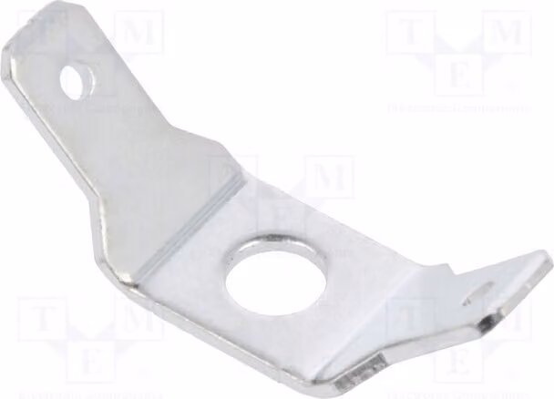 5x Connettore: piatto, 4,8 mm di larghezza, 0,8 mm di spessore, 2 connettori maschio, doppia filettatura, modello K19-00AH - Adatto per saldatura