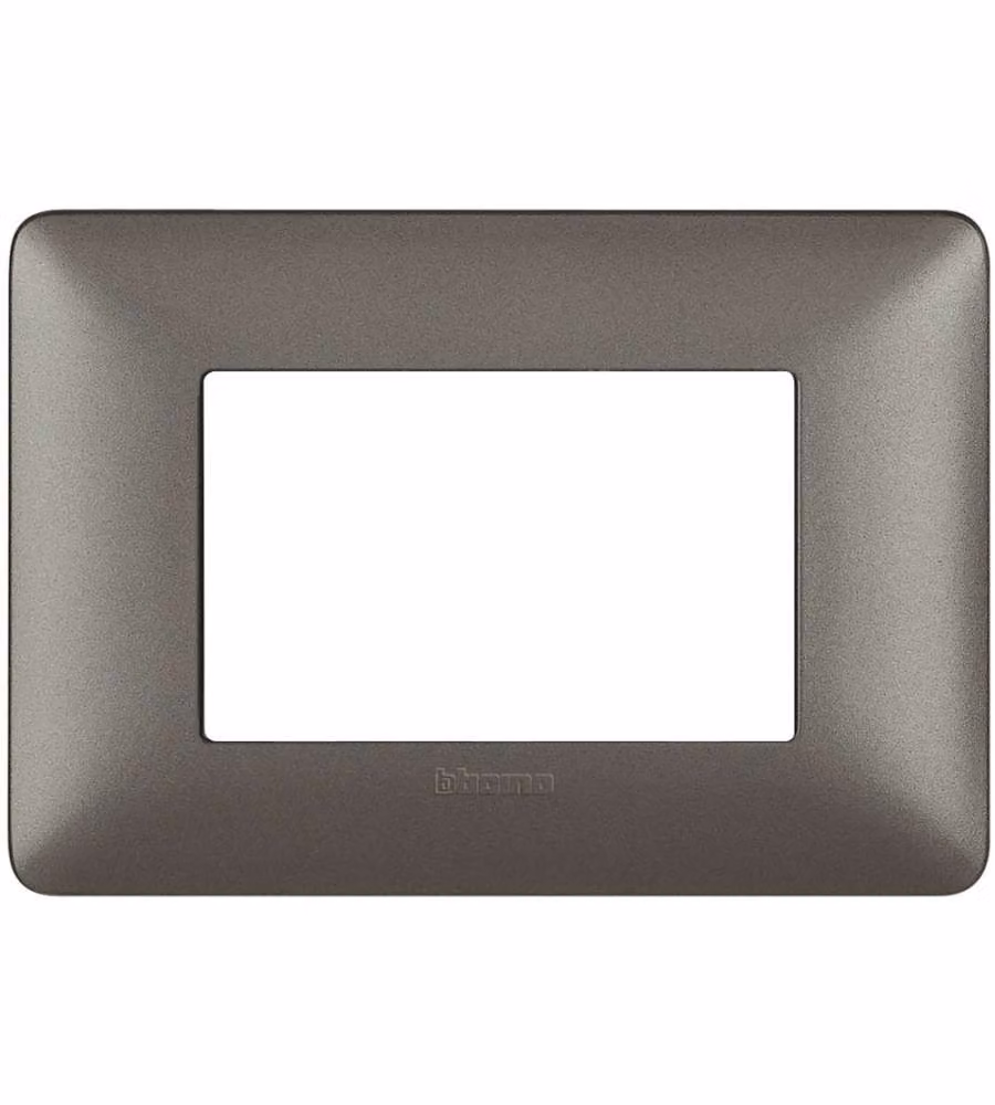 Bticino Placca 3 moduli iron Matix