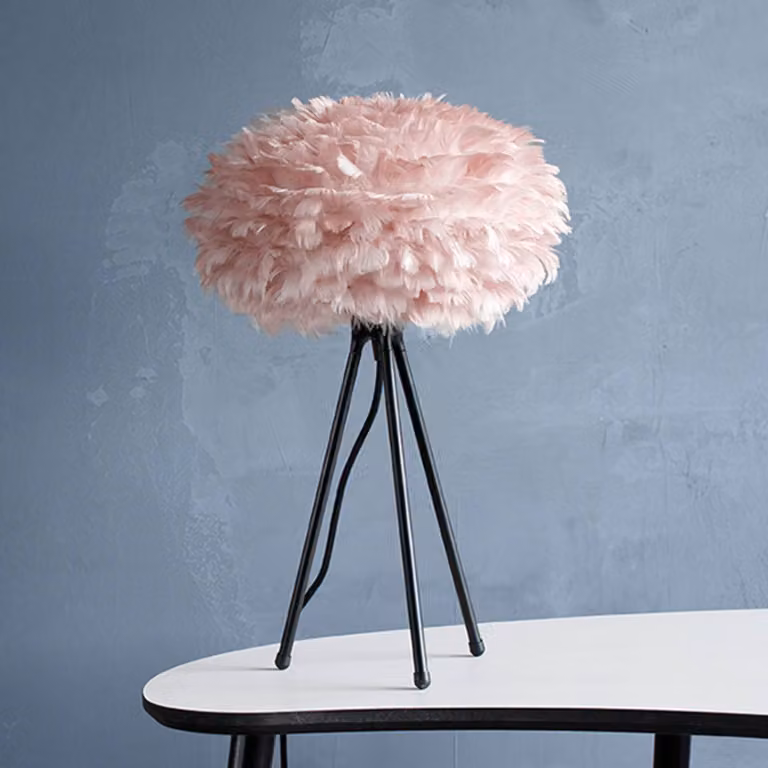 UMAGE Lampada da tavolo di design Eos mini, dimmerabile, Violetto / Fucsia / Rosa, Soggiorno / Sala da pranzo, Design, Lampada da tavolo