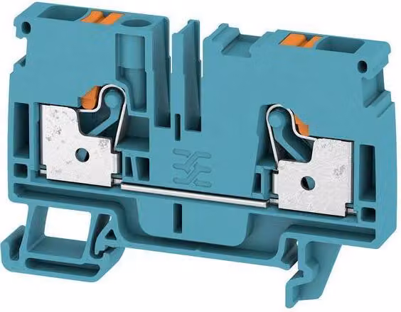 50 pezzi Morsetto passante 0,5-6,0 mm², blu - Morsetto passante 8,1 mm 41A A2C 6 BL