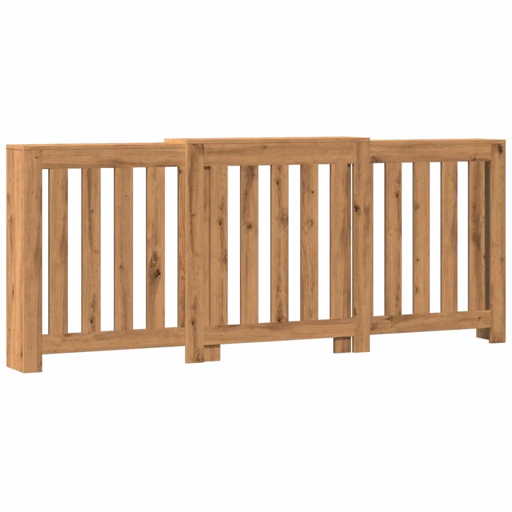 Copertura Termosifone Rovere Artigianale 205x21,5x83,5 cm Legno