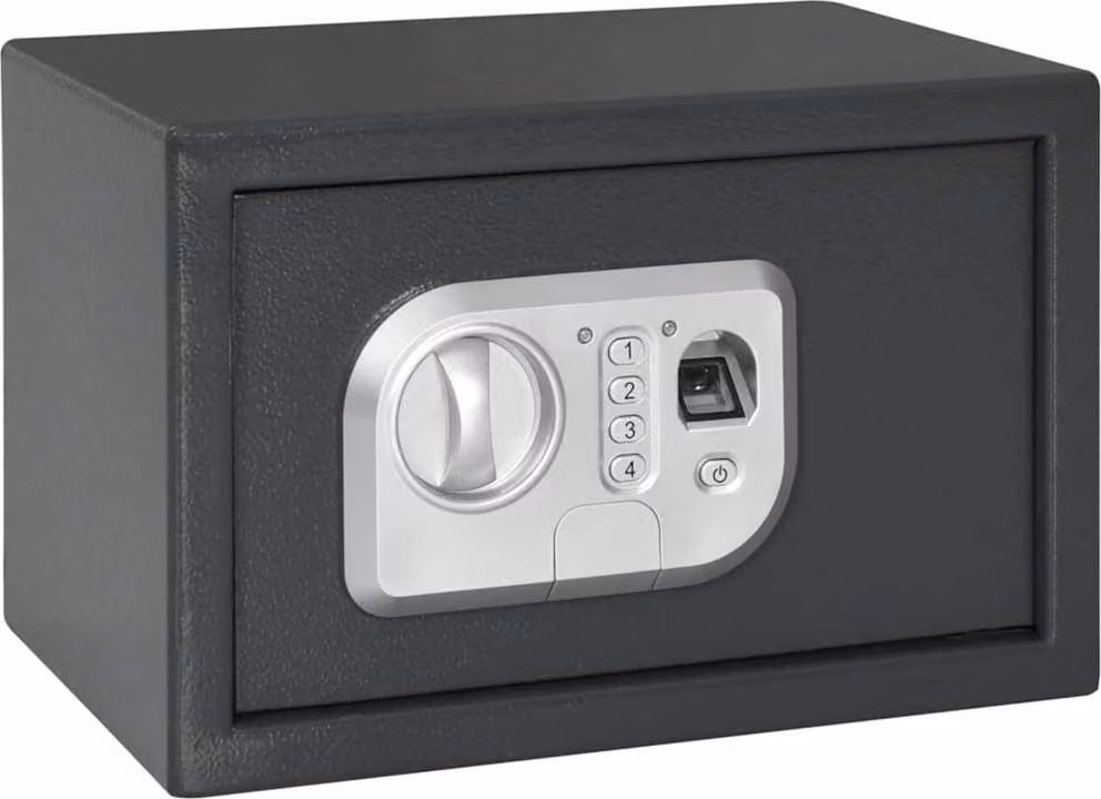 Cassetta di sicurezza digitale Grigio scuro 31 x 20 x 20 cm