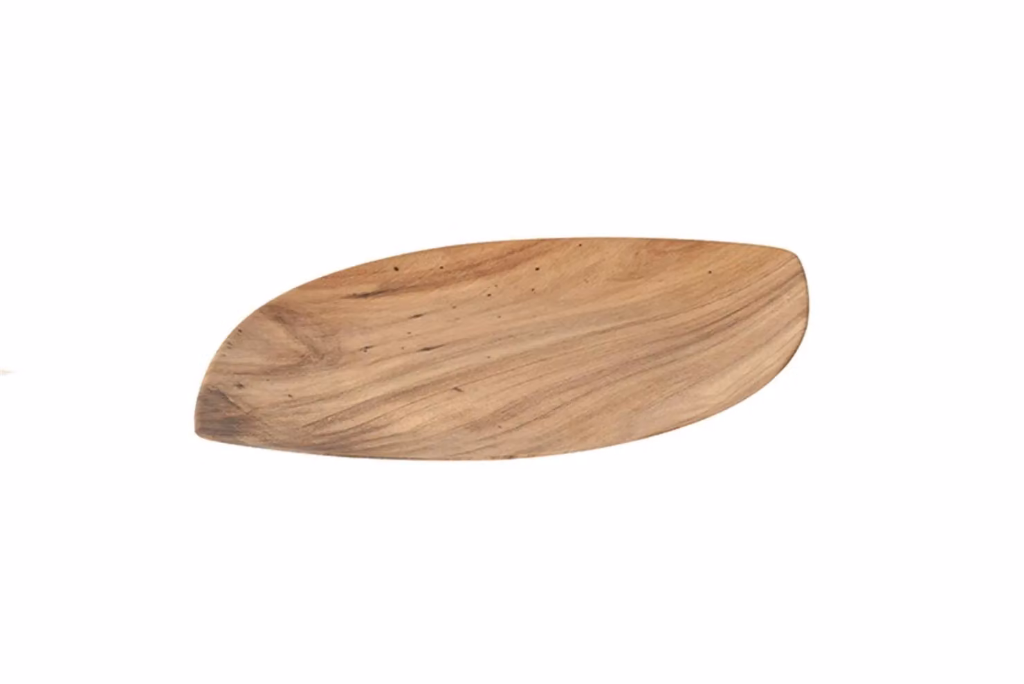 Vassoio Foglia Effetto Legno, Cm40X25,5X2,8, 6 pezzi