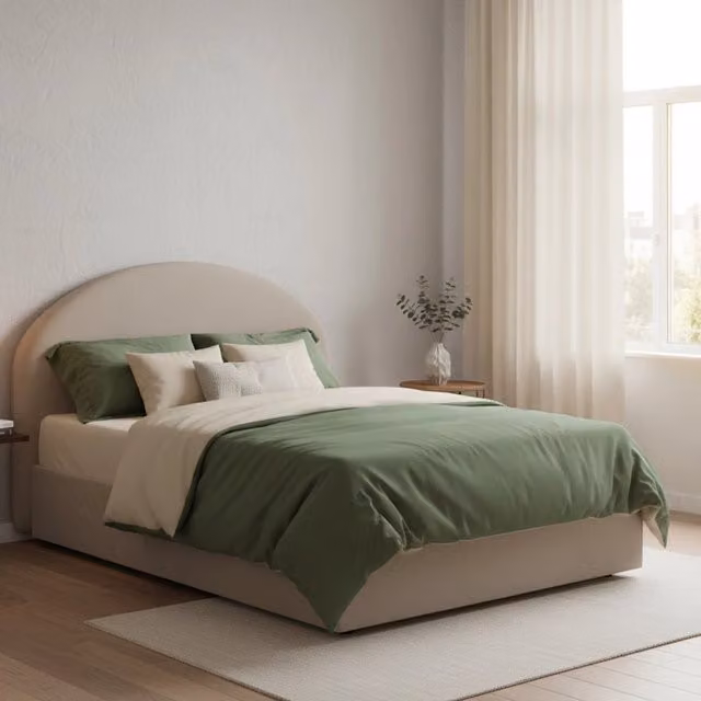 Letto Matrimoniale Adelfia Talamo Italia con Contenitore a Sollevamento, Grigio, 160x200 cm