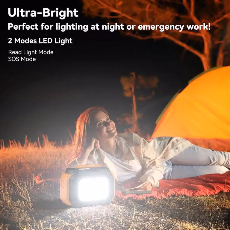Centralina portatile – Generatore solare – Batteria mobile – Batteria per campeggio – Alimentazione di emergenza – Batteria per attività all'aperto – 1000W