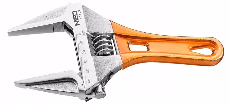 NEO TOOLS Chiave regolabile corta 185 mm, gamma 0-53 mm