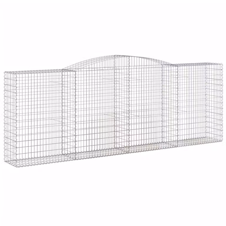 Cesto Gabbione ad Arco 400x50x140/160 cm Ferro Zincato