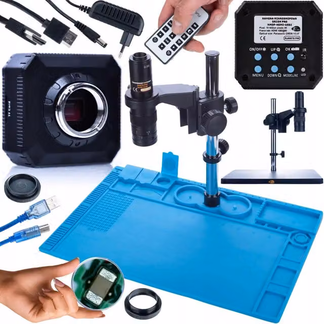 Microscopio Digitale Rosfix Black con Connessione HDMI e USB-C