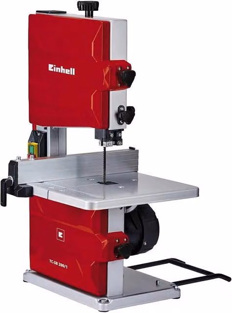 Sega a nastro Einhell TC-SB 200/1 da banco con motore da 250 W e lama da 1400 x 7 mm, colore rosso