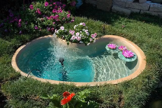 Laghetto polinesia cm 140x80x45 capacità litri 200 giardino