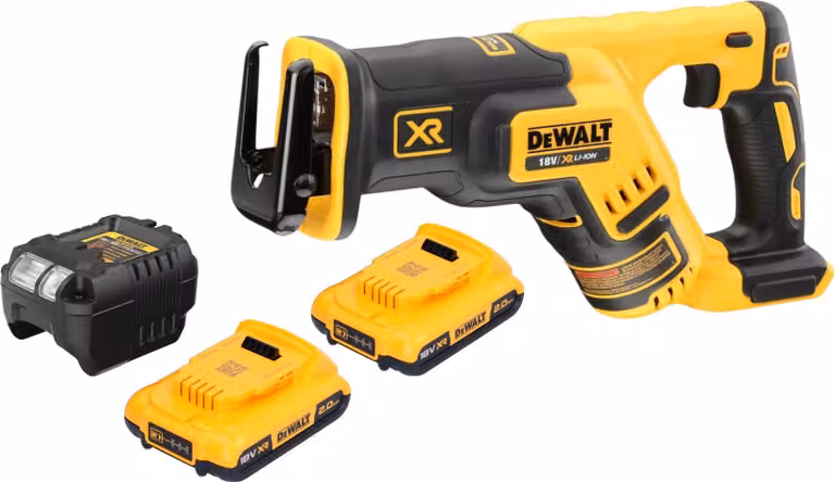 Sega a gattoparo a batteria DeWalt DCS 367 D2 18 V Brushless + 2 batterie 2,0 Ah + caricabatterie