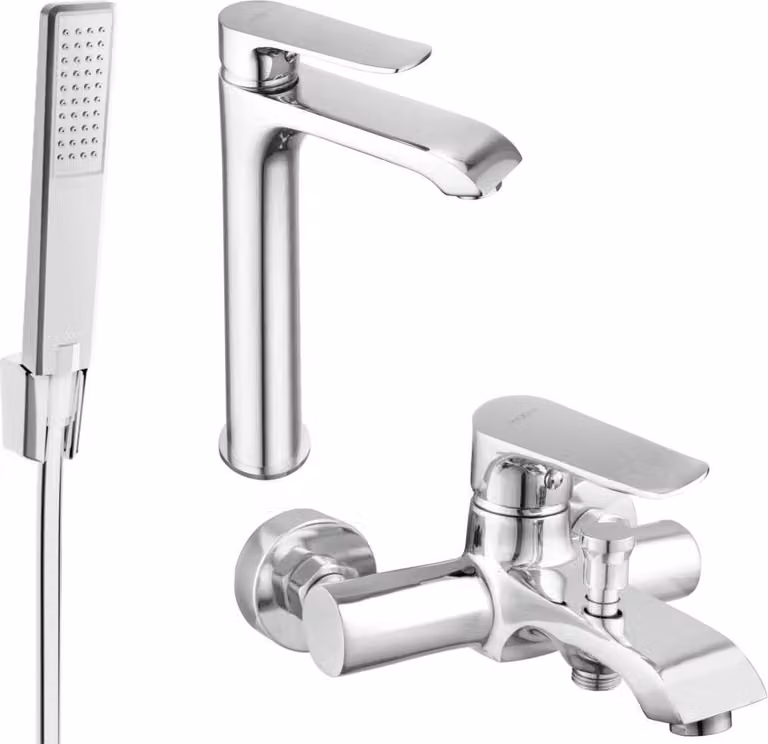 Mexen Pecos R72 set da vasca, cromo - 72713R72-00