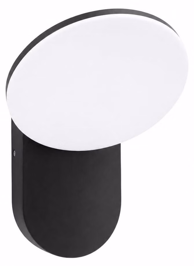 Lampada da parete esterna a LED, 10W, 3000K, 920 lumen, grado di protezione IP54, colore nero