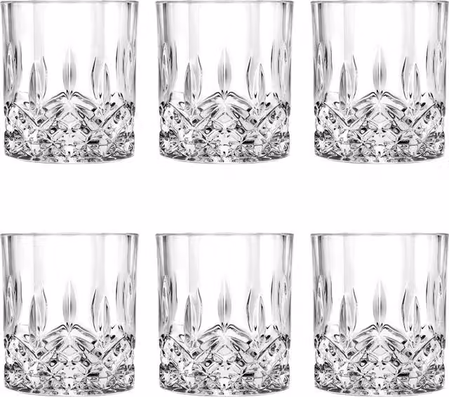 Servizio di 6 bicchieri da acqua Opera RCR in vetro trasparente, 300 ml