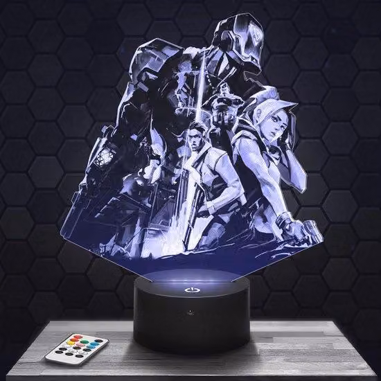 Lampada da comodino 3D per la cameretta dei ragazzi: idea regalo per gli appassionati di videogiochi