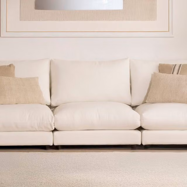 Modulo centrale personalizzabile Tokio Banak bianco moderno per soggiorno