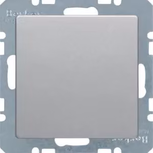 Berker 6710096084 Copertura cieca M Z-ST SO U con anello di espansione Q1 in alluminio verniciato