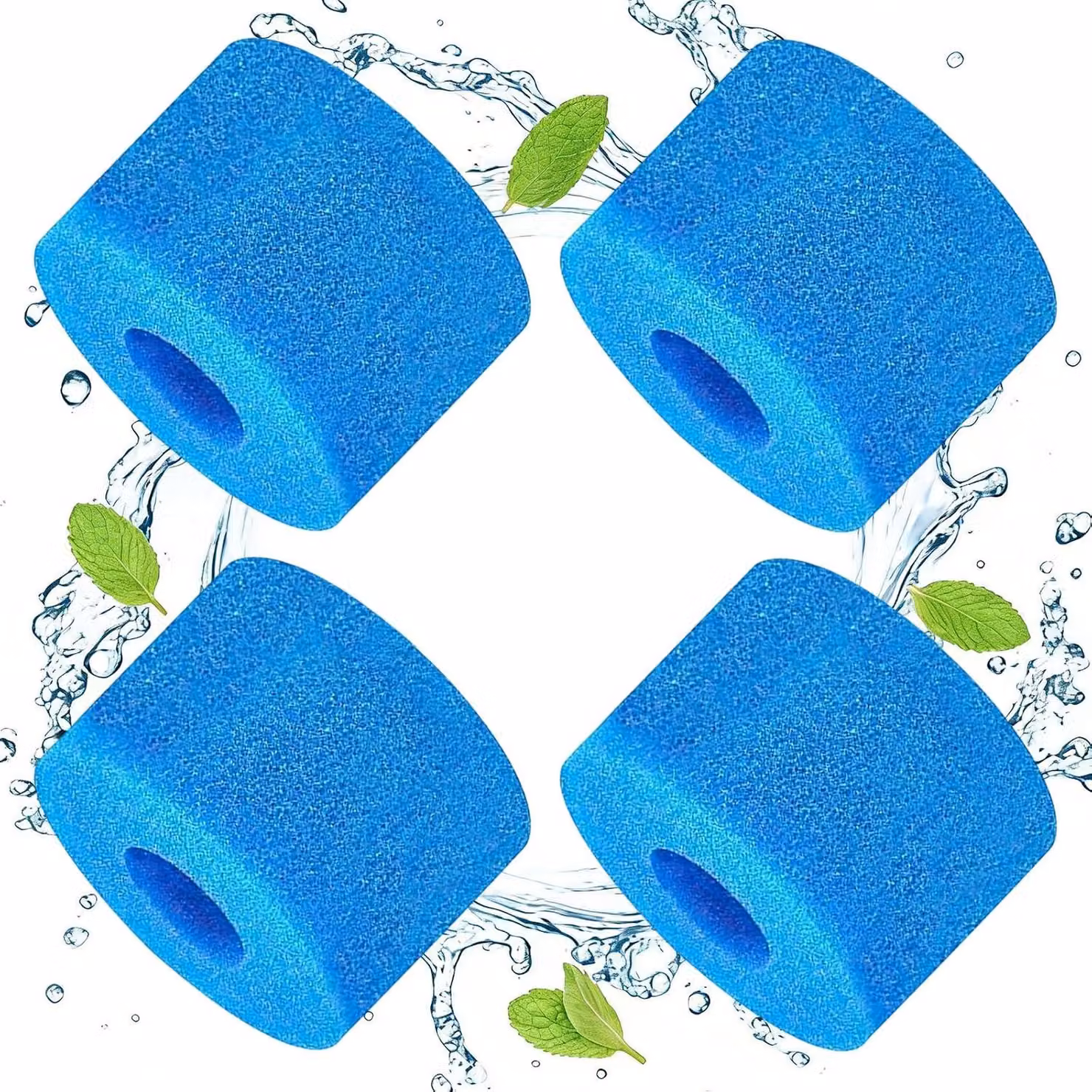 Filtri in schiuma per piscina, confezione da 4 pezzi, dimensioni 10,8 x 7,3 cm, schiuma filtrante per piscine