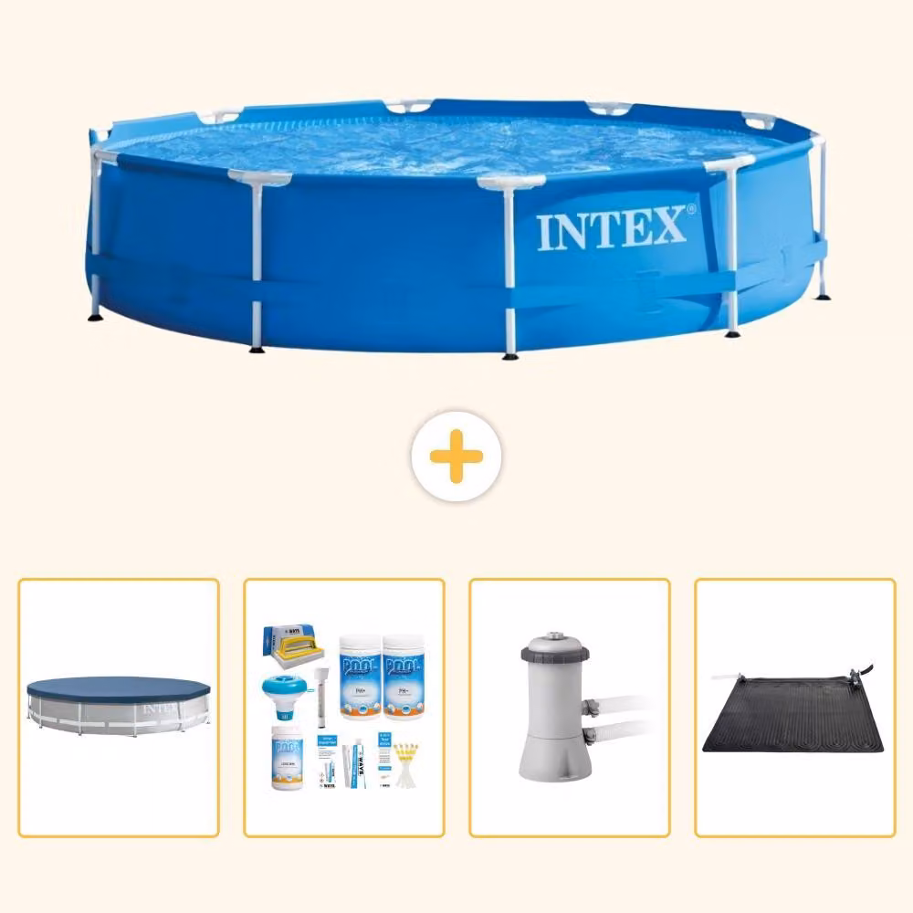 Piscina autoportante rettangolare - 366x76 cm - 5 pezzi - SCB4