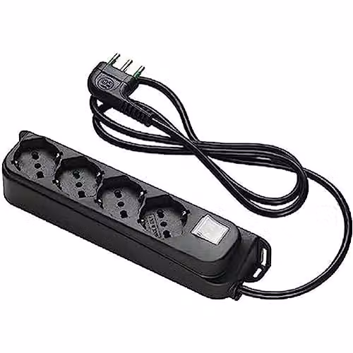 Multipresa 4X2Pt Sk Nero Int     Retail  47421 Fme
