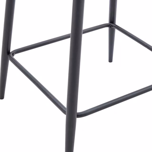 Set da 4 Sgabelli da Bar Trasparenti con Struttura in Metallo, Sedie Alte di Design Moderno per Cucina, Bancone e Sala da Pranzo