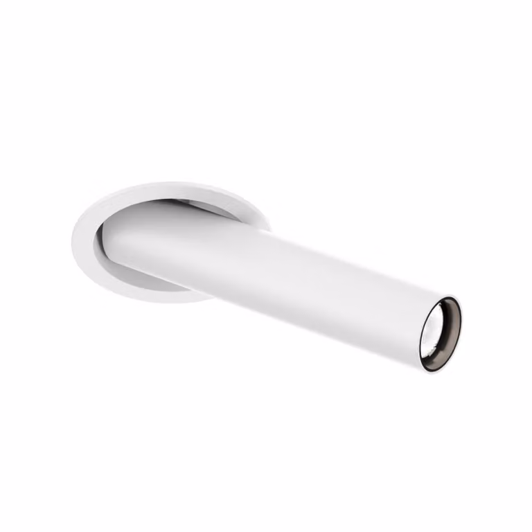 Wever & Ducré Lighting WEVER DUCRÉ Faretto LED da incasso Match Sneak bianco 2.700 K, Bianco / Opale, Soggiorno / Sala da pranzo, Alluminio, Moderno