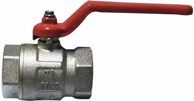 Valvola a sfera Itap 4 DN 100 con leva rossa a passaggio dritto 12 Bar 174 Psi