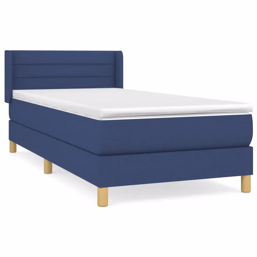 Letto Ibrido con Giroletto a Molle e Materasso vidaXL, Blu e Bianco, L/P/H: 80 x 200 x 203 cm – 2
