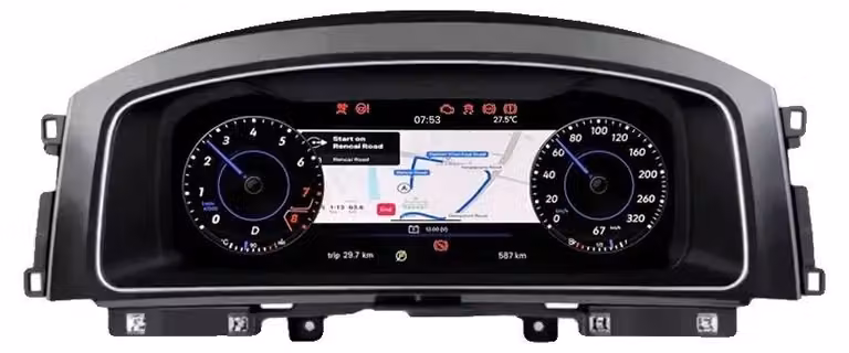 Cruscotto digitale, display HD, connettività wireless, per Golf 7