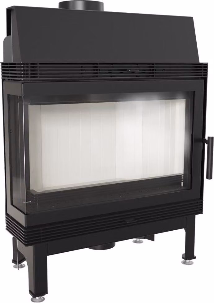 Inserto camino in acciaio KRATKI BLANKA sinistro 11 kW Ø 180