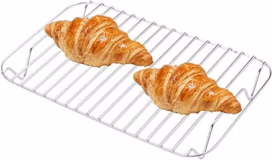 Griglia da cottura, griglia in acciaio inossidabile, per cucina all'aperto, picnic, barbecue, color argento