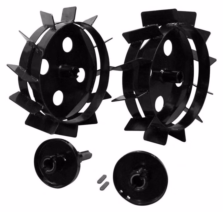 Set di ruote in metallo GMR 420 Accessori per motocoltivatore GME 6,5 V