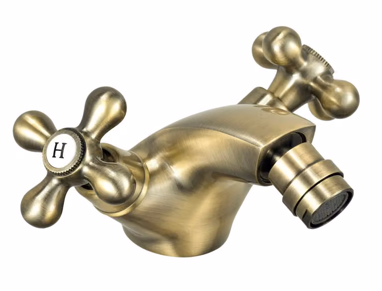 Miscelatore bidet a pavimento Ferro, bronzo