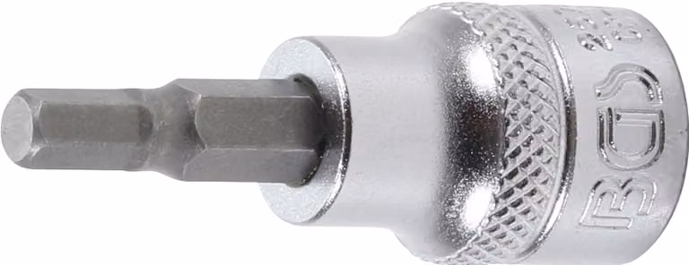 BGS bit azionamento quadro 10 mm (3/8") esagono incassato 5 mm - 2578