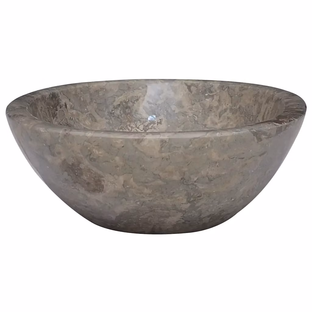 Lavandino in marmo grigio vidaXL L: 53 cm, P: 40 cm, H: 15 cm – 2