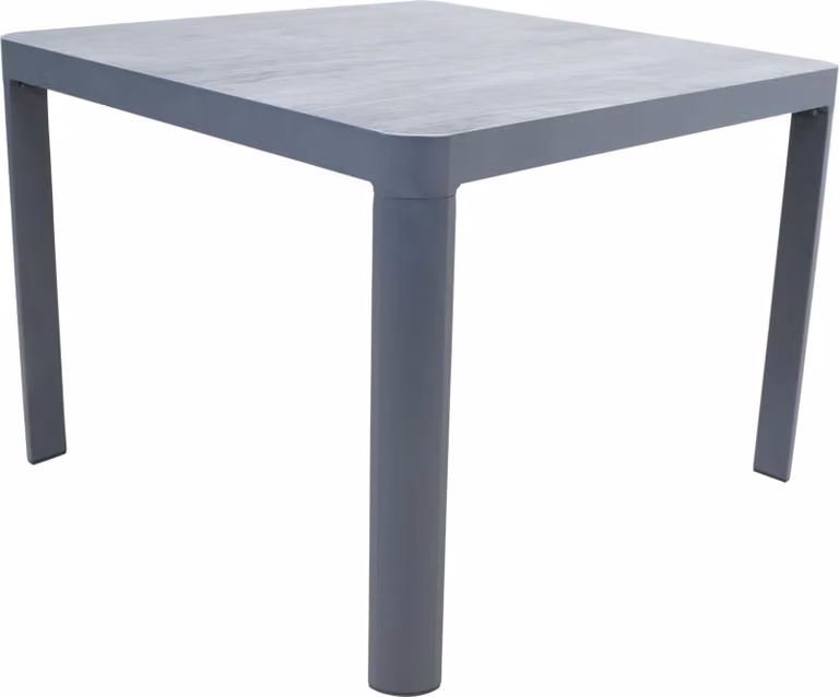 Tavolo - 100x100x74 cm - alluminio - piano in Vetroceramica