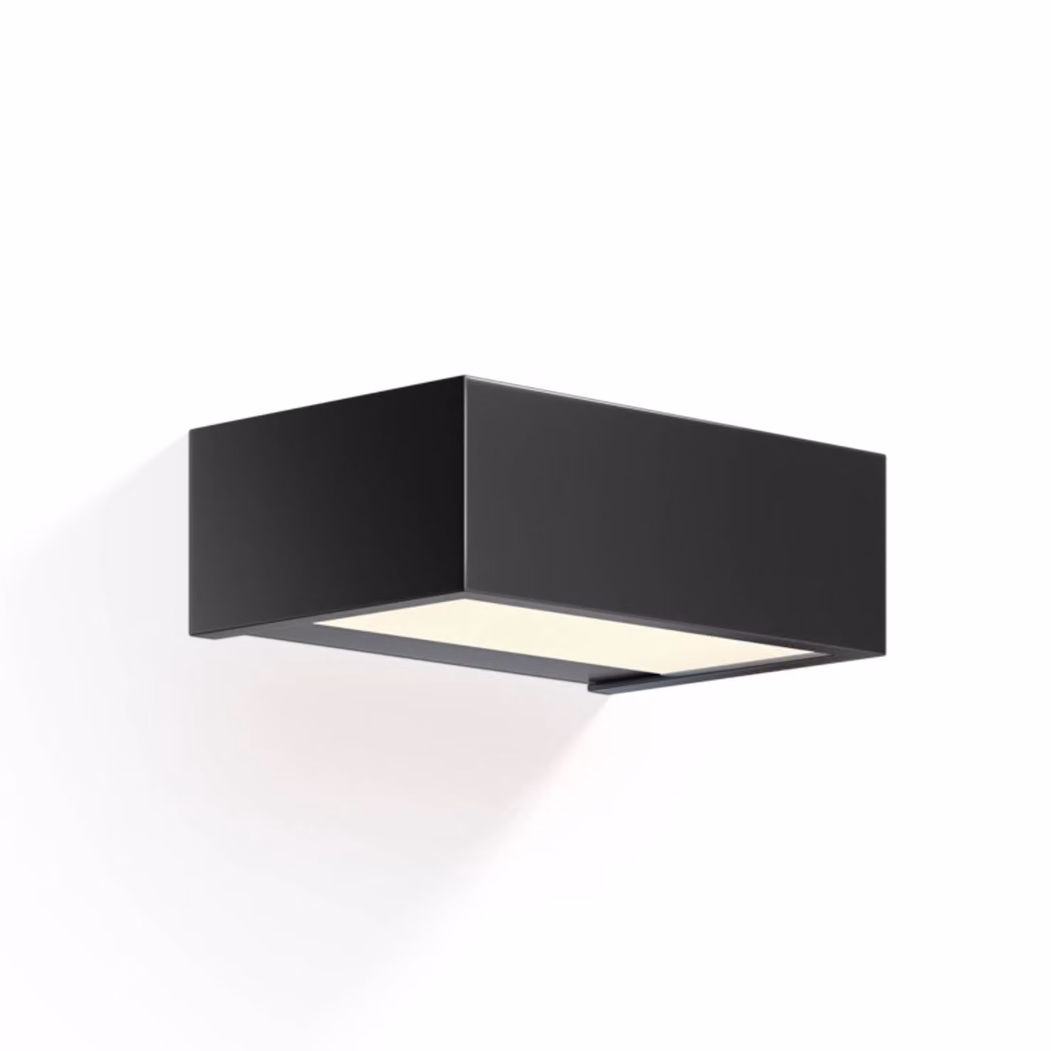 Decor Walther Applique da parete Box 15 N, dimmerabile, Nero, Soggiorno / Sala da pranzo, Plastica, Moderno, Applique