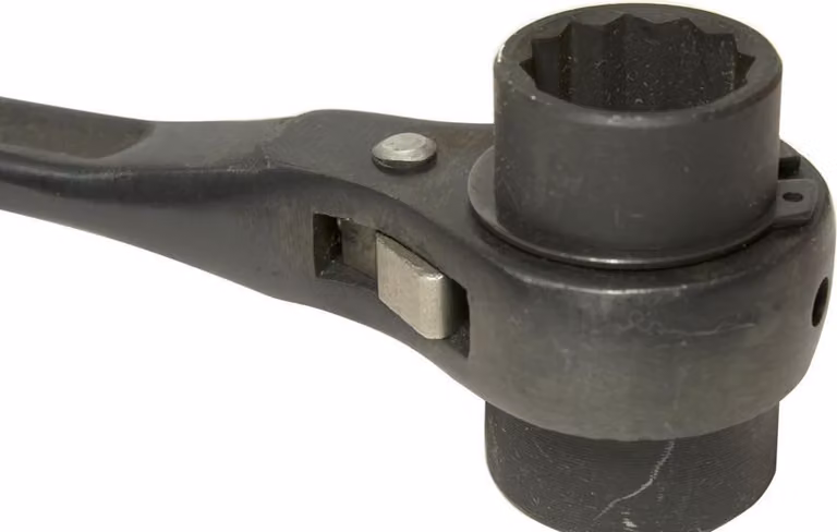 Gerüstbauratsche Knarre Ratschenschlüssel für Gerüstbauer 21 mm/24 mm