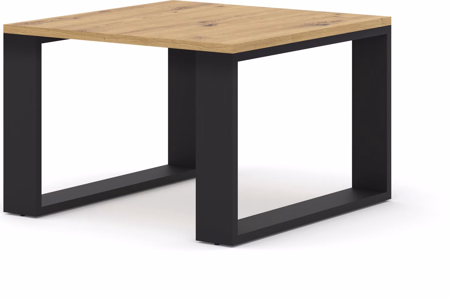 Tavolino Luca 60 x 60 cm Tavolino quadrato Tavolo per il soggiorno Rovere artigianale