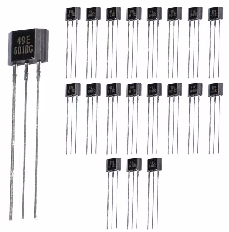 Sensore Hall, confezione da 20 pezzi, modelli OH49E e SS49E, rilevatore magnetico lineare