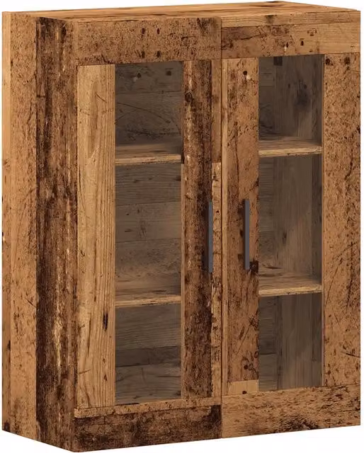 Credenza Buffet in Legno Antico Marrone Design In L/P/H: 69,5 x 34 x 90 cm