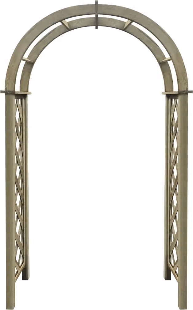 Arco da giardino Legno di pino impregnato verde