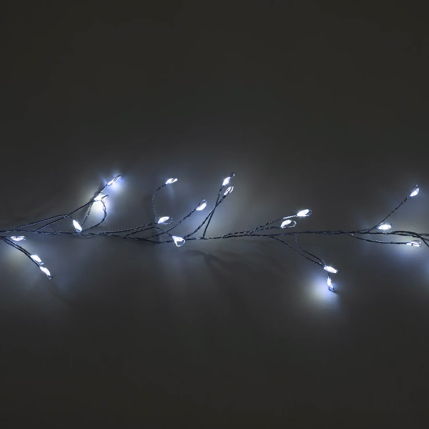 Dictrolux Catena Luminosa di Natale con 1000 MicroLED Bianco Freddo e Colore Argento, Lunghezza: 13 m – 3