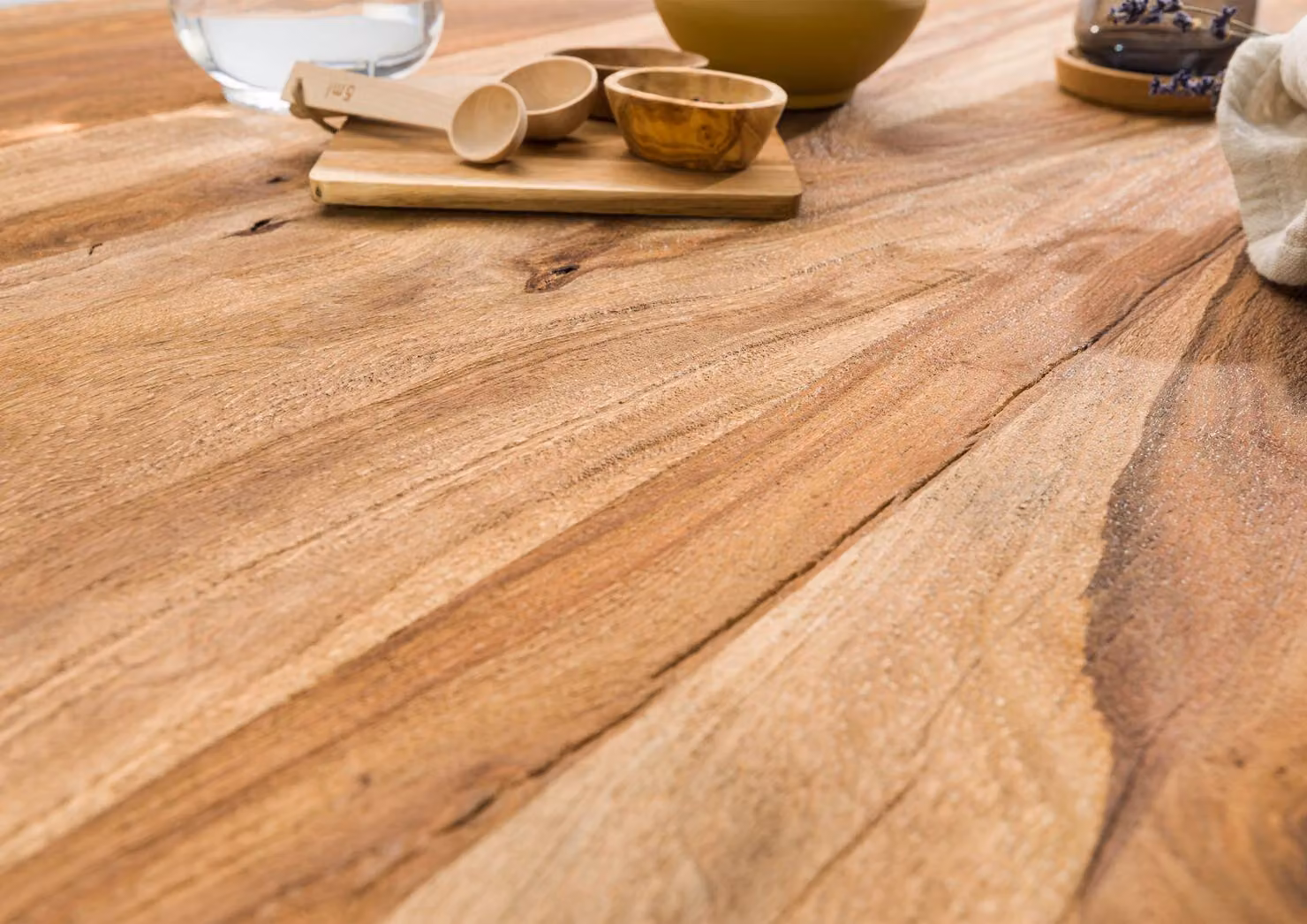 MASSIVMOEBEL24 | Tavolo da pranzo in legno di sheesham - sabbiato naturale / gambe mikado antracite matt 200x100x79
