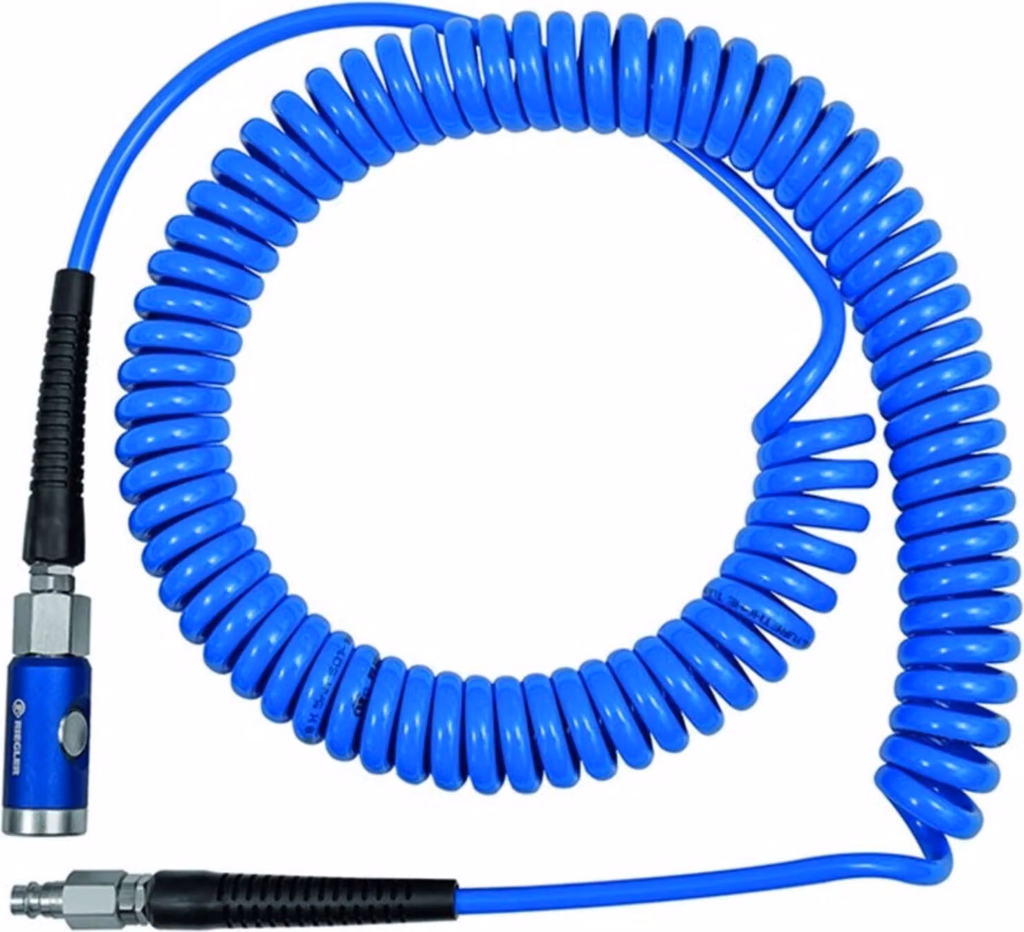 Set di raccordi di sicurezza a pulsante Riegler per tubo spiralatoPoliuretanoØ 12 x 8 lunghezza 10 m - 158197