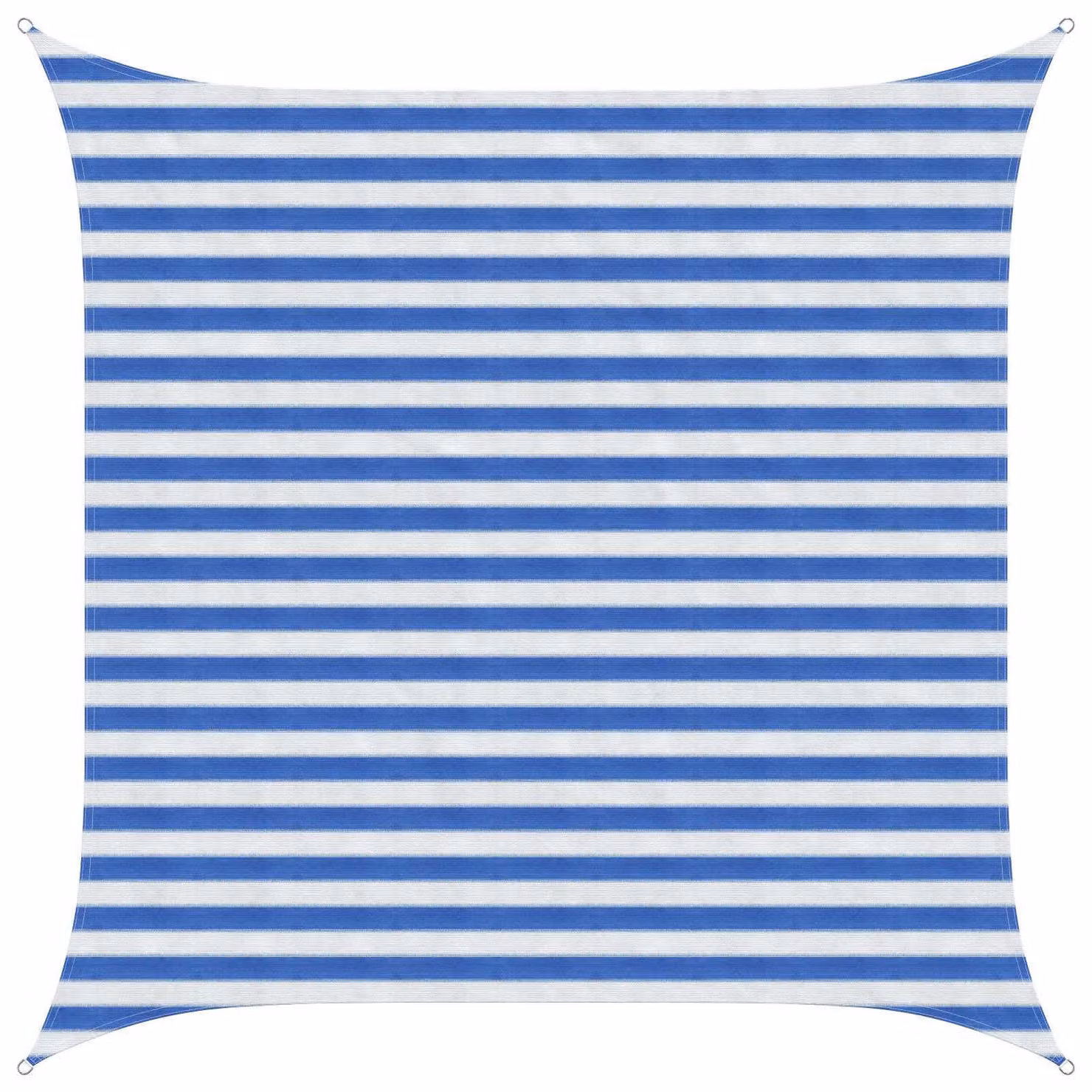 Telo Ombra Blu e Bianco 2,5 x 2,5 m HDPE