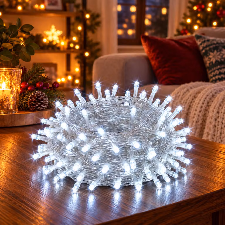30M 300LEDs 8 modalità di luci fiabesche potenza, timer, funzione di memoria, LED Natale luci fiabesche festa decorazione luce albero di Natale illuminazione giardino, bianco