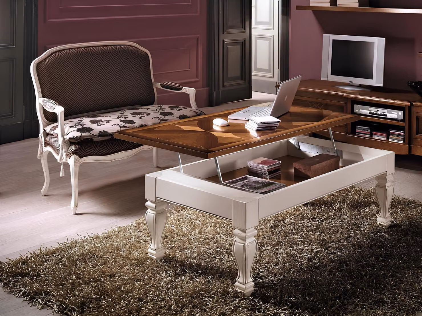 Luxus Wohnzimmer Tisch Couchtisch Holztisch Design Tische Italienische Möbel