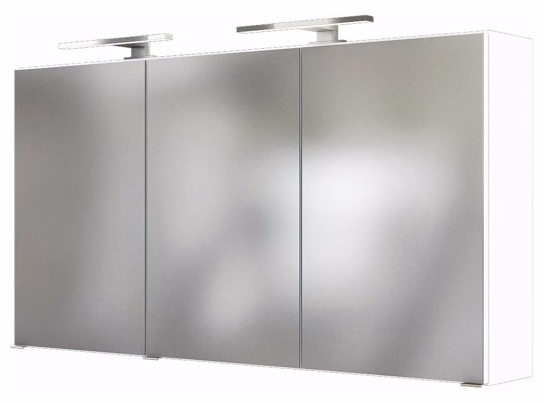 Held Möbel armadio a specchio Baabe 120 cm bianco
