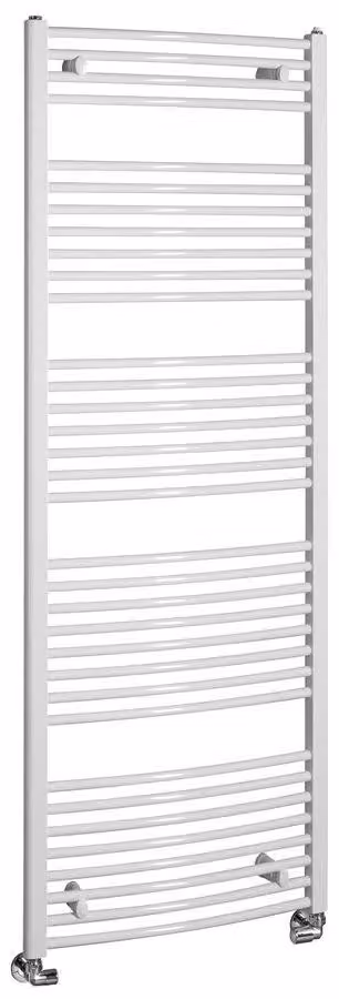 Radiatore da bagno Aqualine ORBIT con attacco laterale 600x1680 mm, bianco